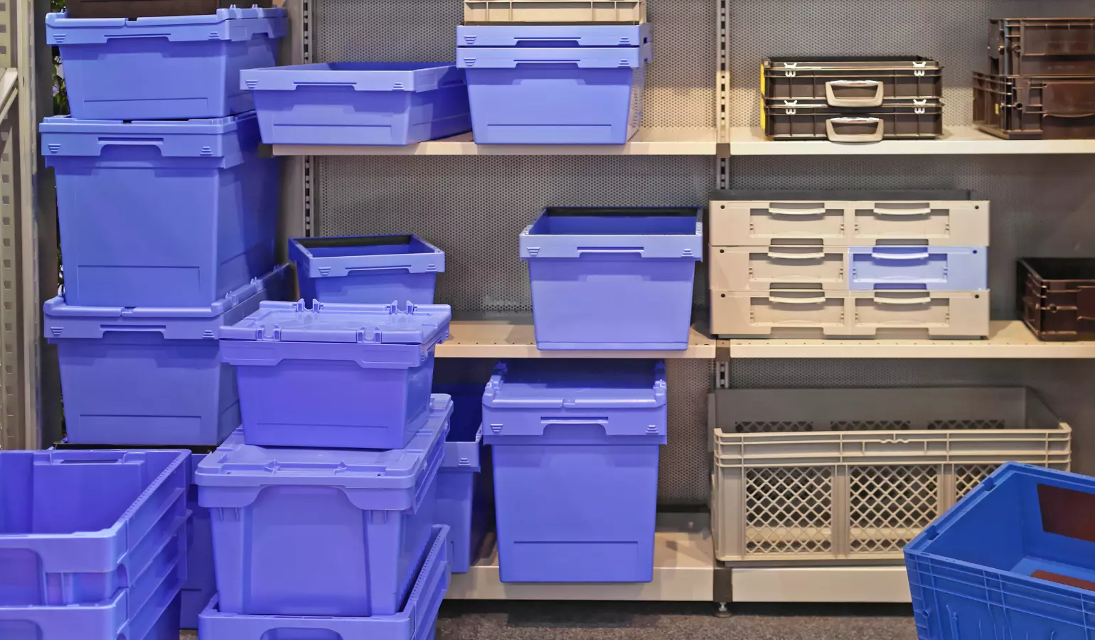 long storage bins